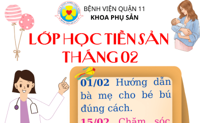 Lớp học tiền sản tháng 2 năm 2024
